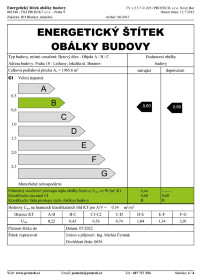 Energetický štítek 2Barevné Letňany